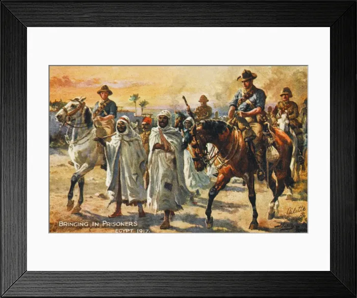 Framed Print : Prisoners - Egypt, 1917 Framed Print : Prisoners - Egypt, 1917