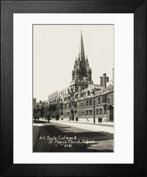Framed Print : All Souls College and St Marys Church Framed Print : All Souls College and St Marys Church