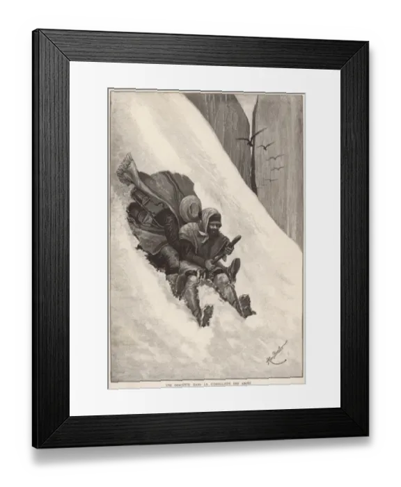 Framed Print : A descent in the Andes Framed Print : A descent in the Andes