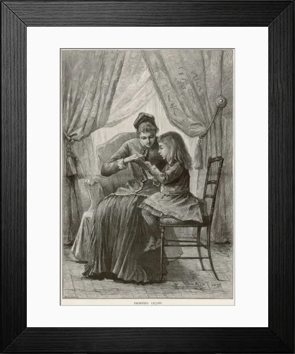 Framed Print : First Lesson Framed Print : First Lesson