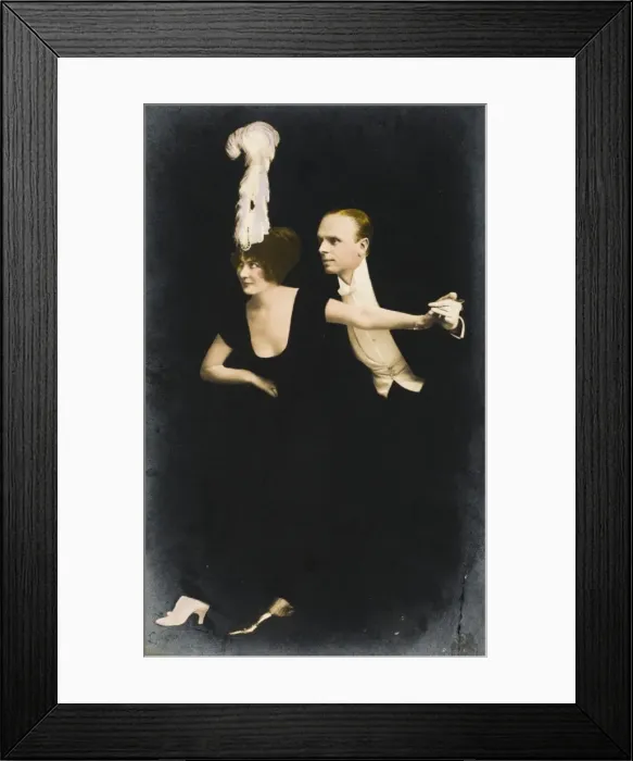 Framed Print : Dancing Couple - 1920s Framed Print : Dancing Couple - 1920s