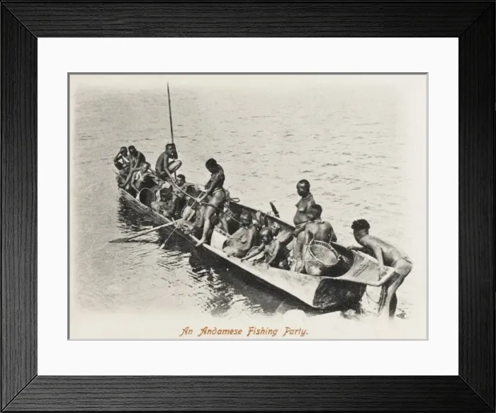 Framed Print : People of the Andaman Islands Framed Print : People of the Andaman Islands