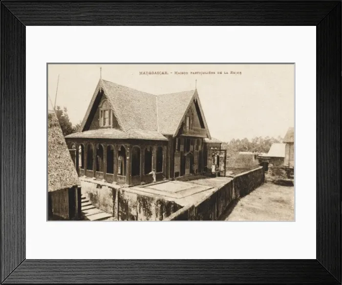 Framed Print : Madagascar - The Queens House Framed Print : Madagascar - The Queens House