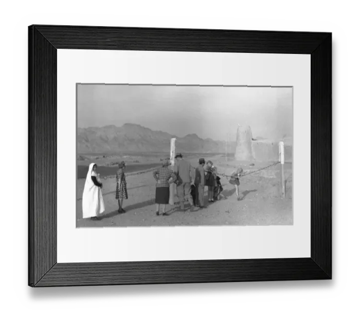 Framed Print : People in the Iranian desert Framed Print : People in the Iranian desert