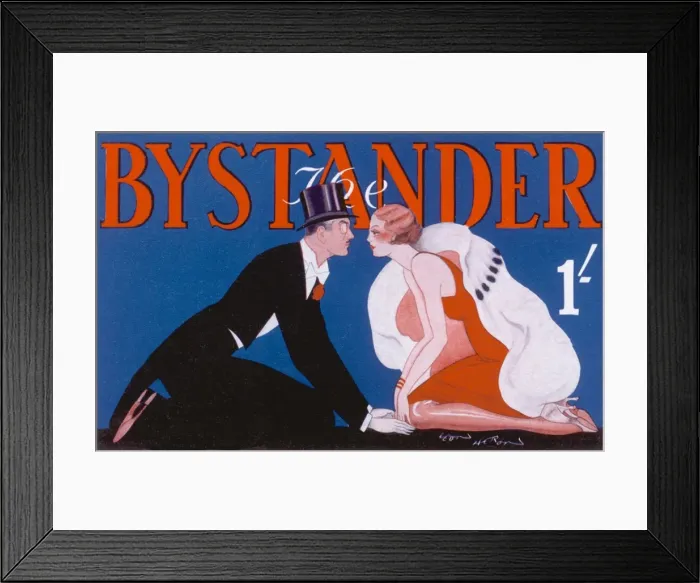Framed Print : Bystander masthead by Leon Heron, 1930 Framed Print : Bystander masthead by Leon Heron, 1930