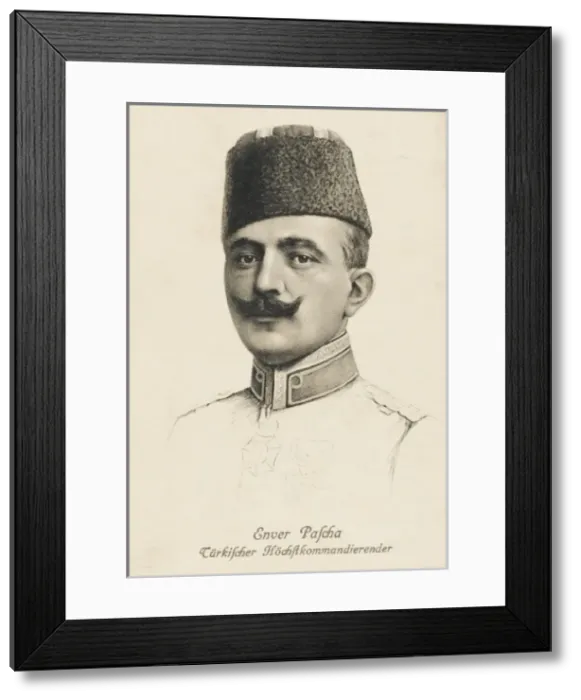 Framed Print : Enver Pasha (1881 - 1922) Framed Print : Enver Pasha (1881 - 1922)