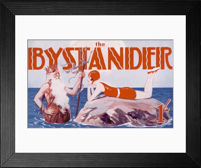 Framed Print : Bystander masthead by Harry Woolley, 1930 Framed Print : Bystander masthead by Harry Woolley, 1930