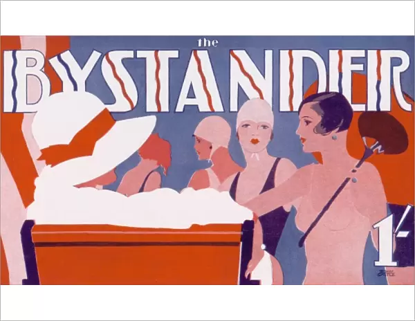 The Bystander masthead by Tony Castle, 1930