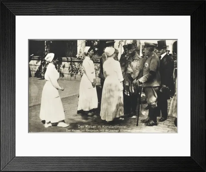 Framed Print : Kaiser Wilhelm II in Constantinople during WWI Framed Print : Kaiser Wilhelm II in Constantinople during WWI