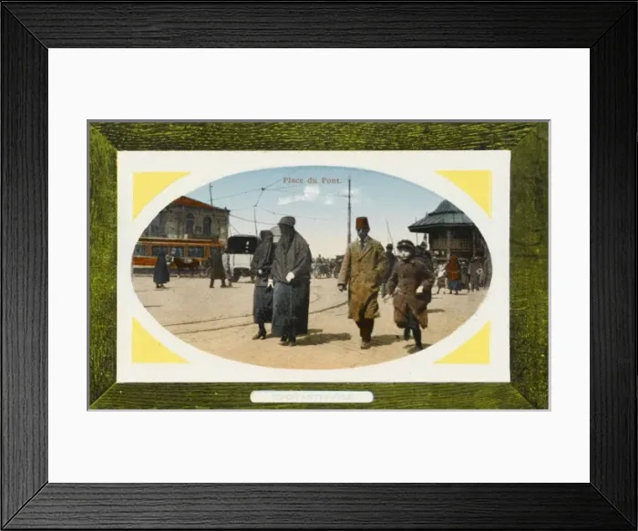Framed Print : Close to the Galata Bridge - Constantinople Framed Print : Close to the Galata Bridge - Constantinople