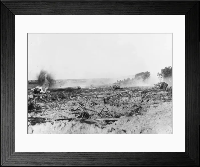 Framed Print : Amiens Offensive 1918 Framed Print : Amiens Offensive 1918