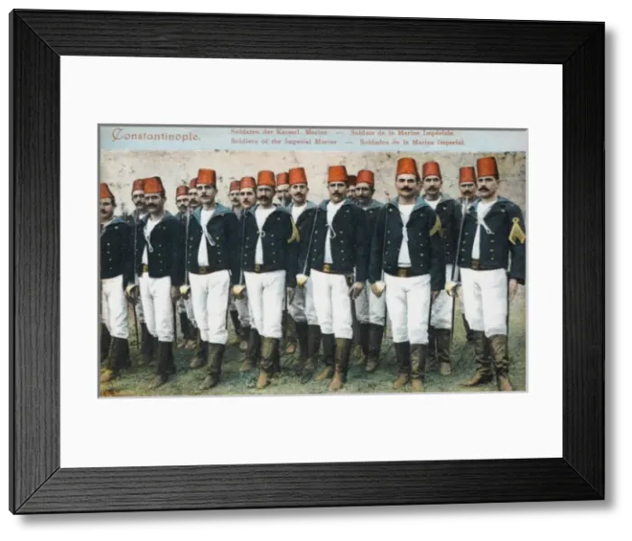 Framed Print : Marines of the Turkish Navy Framed Print : Marines of the Turkish Navy