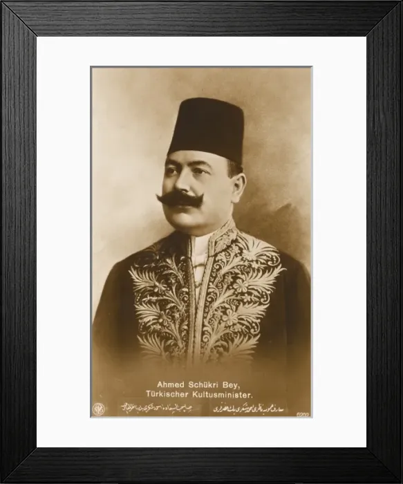 Framed Print : Ahmed Schukri Bey Framed Print : Ahmed Schukri Bey