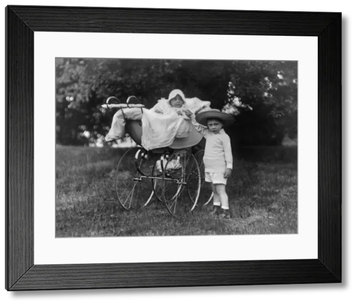Framed Print : Princes Wilhelm (standing) and Louis Ferdinand of Prussia Framed Print : Princes Wilhelm (standing) and Louis Ferdinand of Prussia