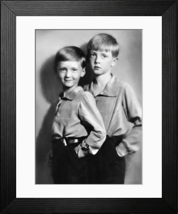 Framed Print : Princes Moritz & Heinrich of Hesse-Cassel, 1933 Framed Print : Princes Moritz & Heinrich of Hesse-Cassel, 1933