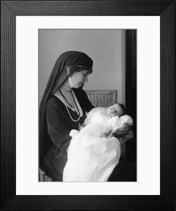 Framed Print : Queen Sophie of the Hellenes and granddaughter Alexandra Framed Print : Queen Sophie of the Hellenes and granddaughter Alexandra