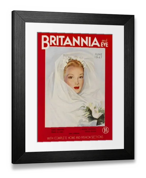 Framed Print : Front cover from Britannia and Eve Framed Print : Front cover from Britannia and Eve