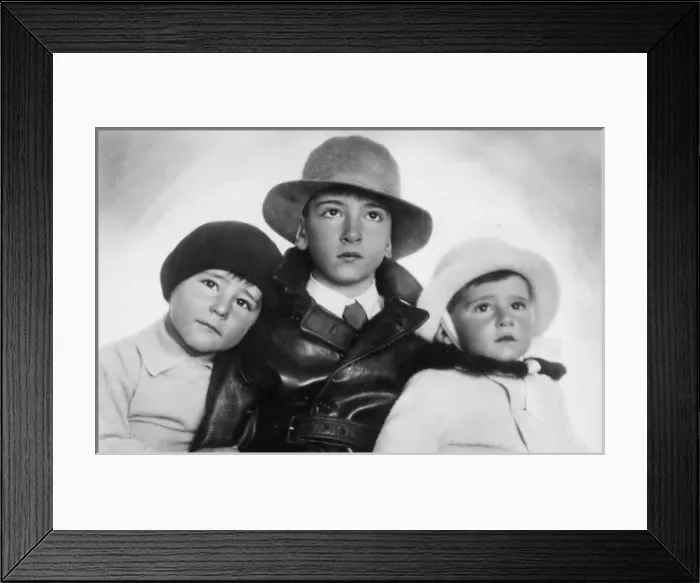 Framed Print : Yugoslavian Royal Family Framed Print : Yugoslavian Royal Family