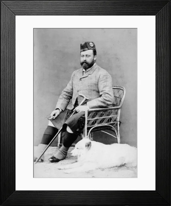 Framed Print : Prince of Wales 1886 Framed Print : Prince of Wales 1886