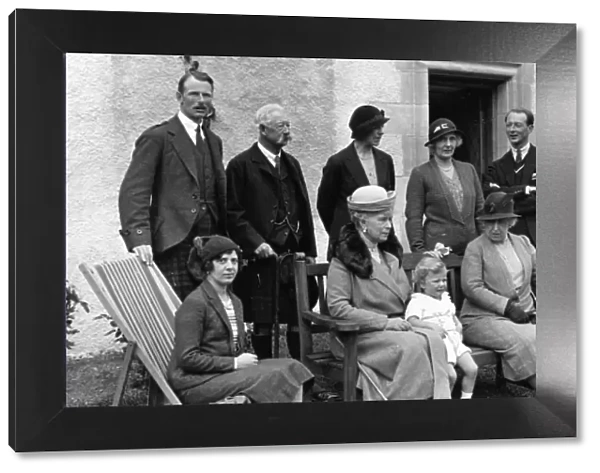 British Royal Family at Elsick House in 1931