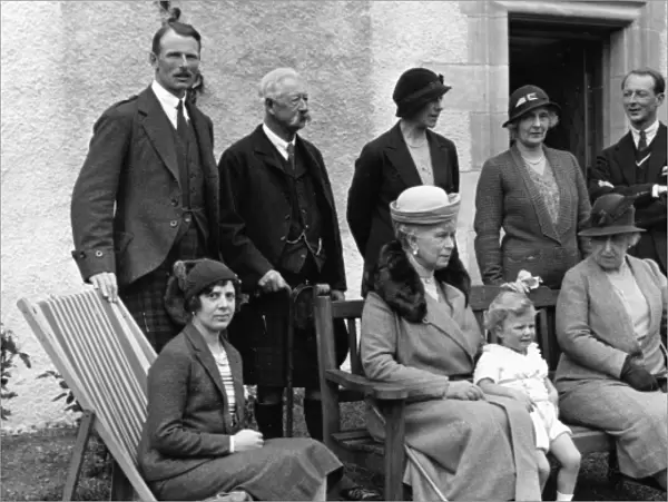 British Royal Family at Elsick House in 1931