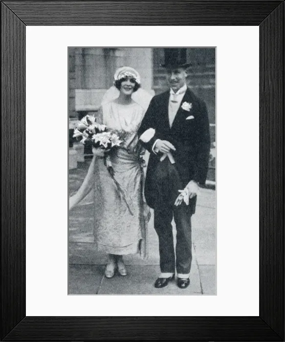 Framed Print : Wedding of Captain and Mrs G. F. Lenanton Framed Print : Wedding of Captain and Mrs G. F. Lenanton