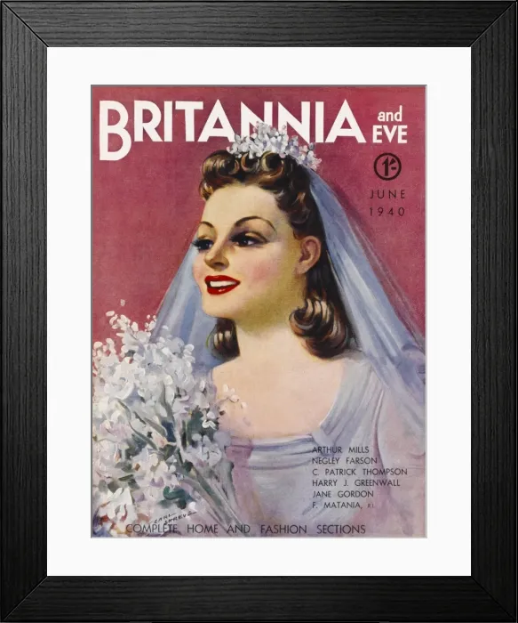 Framed Print : Front cover from Britannia and Eve Framed Print : Front cover from Britannia and Eve