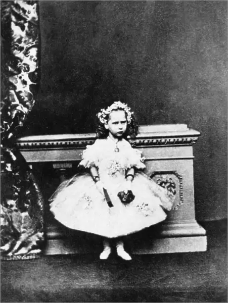 Princess Beatrice in 1860
