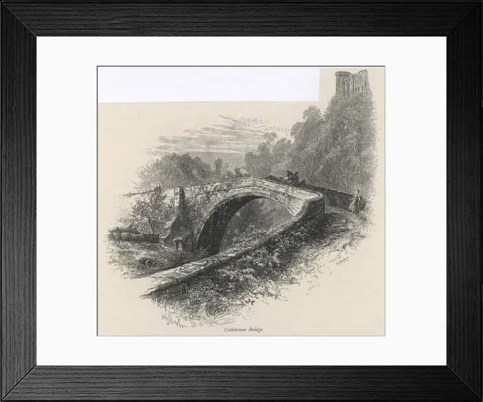 Framed Print : Coldstream Bridge Scotland Framed Print : Coldstream Bridge Scotland
