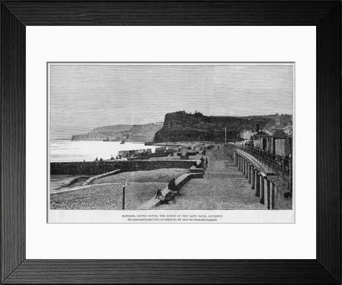 Framed Print : DAWLISH. Dawlish, Devon Framed Print : DAWLISH. Dawlish, Devon