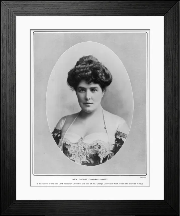 Framed Print : Mrs Cornwallis West
