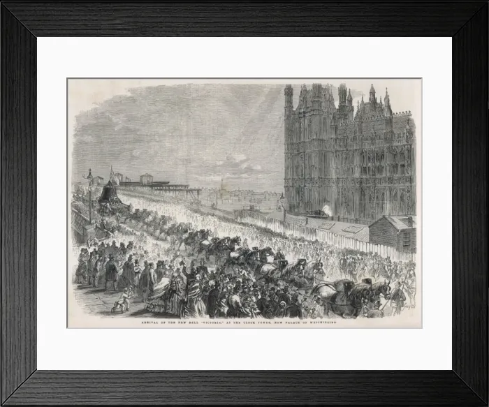 Framed Print : Arrival of Bell / 1858 Framed Print : Arrival of Bell / 1858