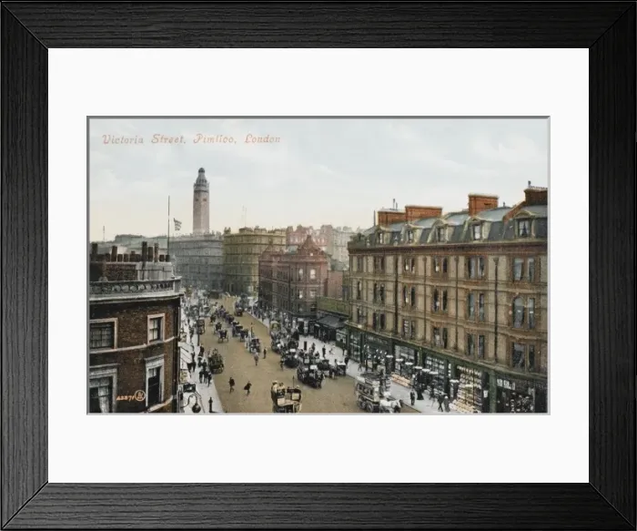 Framed Print : Victoria Street, Pimlico, London Framed Print : Victoria Street, Pimlico, London