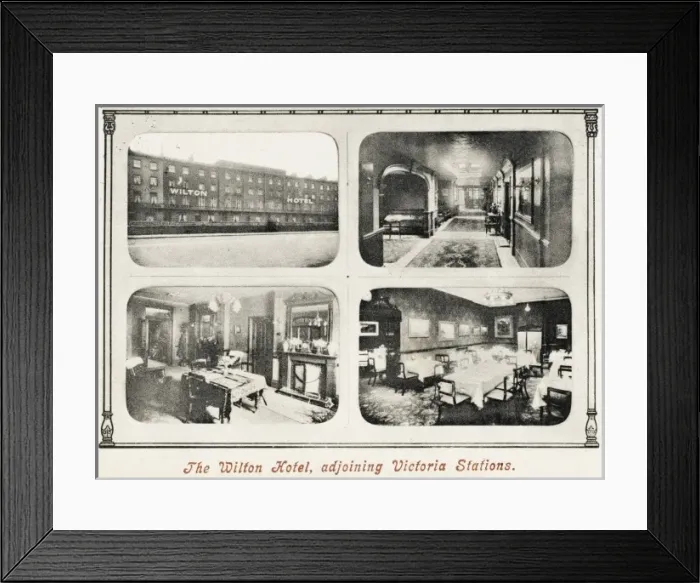 Framed Print : The Wilton Hotel - Victoria Station Framed Print : The Wilton Hotel - Victoria Station