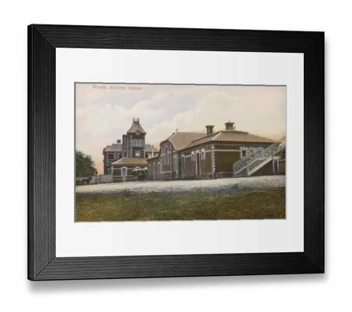 Framed Print : Benalla Railway Station Framed Print : Benalla Railway Station