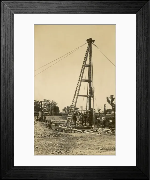 Framed Print : Railway Construction Framed Print : Railway Construction