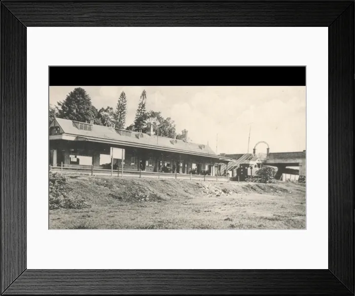 Framed Print : Marrickville Railway Station