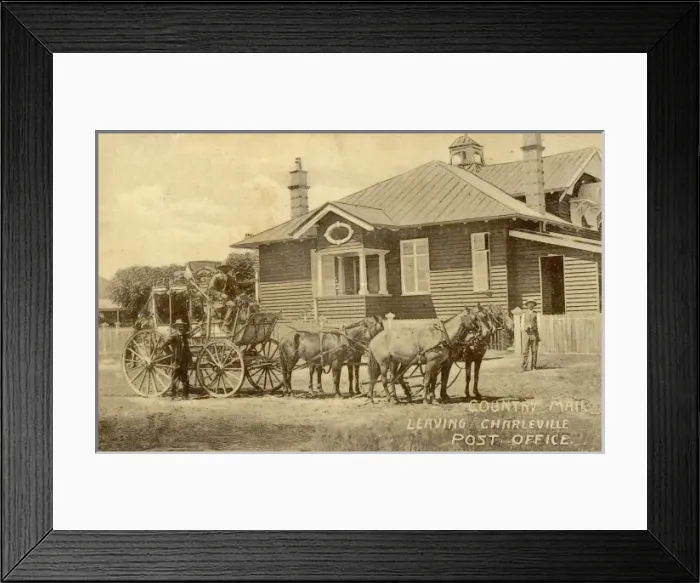 Framed Print : Charleville, Queensland, 1908
