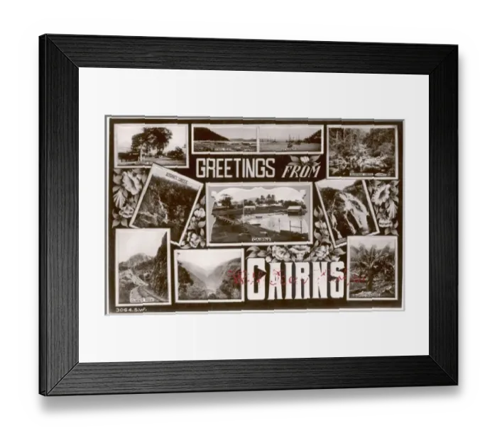 Framed Print : Cairns 1908 Framed Print : Cairns 1908