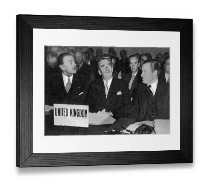 Framed Print : British delegation to NATO, 1953 Framed Print : British delegation to NATO, 1953