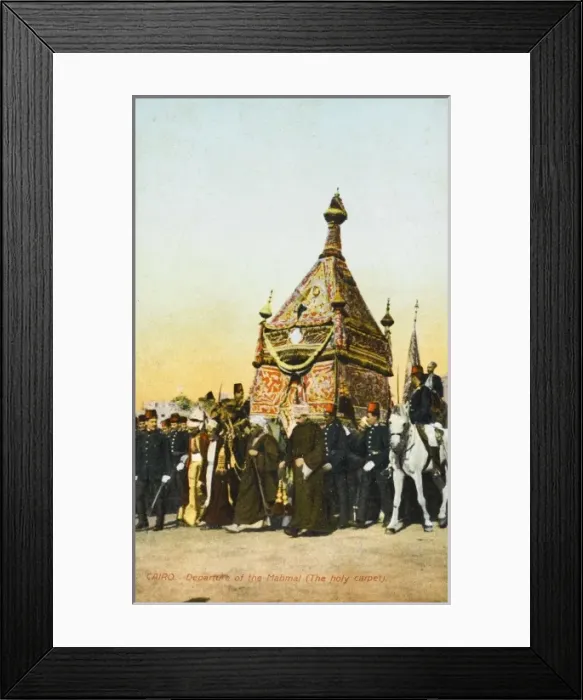 Framed Print : The Holy Carpet carried to Mecca Framed Print : The Holy Carpet carried to Mecca