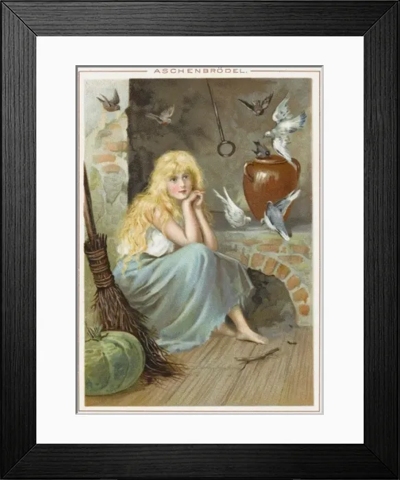 Framed Print : Cinderella dreams of a better life