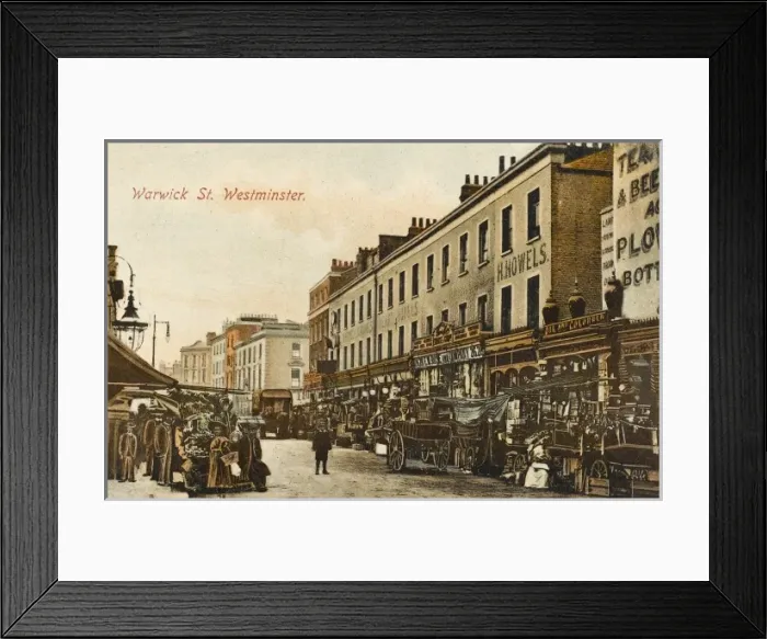 Framed Print : Warwick Way, Pimlico, London