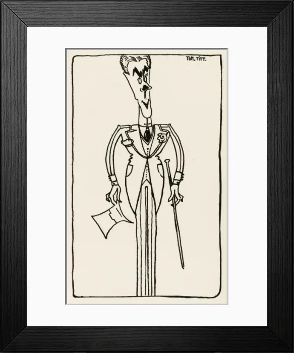 Framed Print : Tom Titt / Sir George Alexander Framed Print : Tom Titt / Sir George Alexander