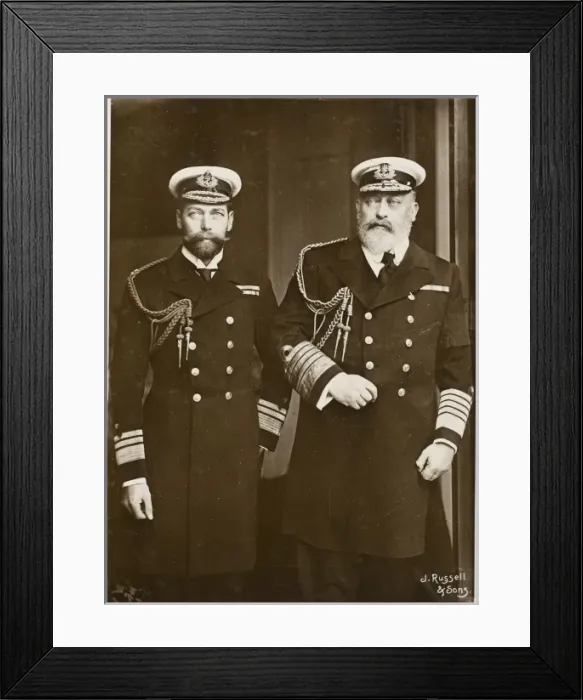 Framed Print : Edward VII and the Prince of Wales Framed Print : Edward VII and the Prince of Wales