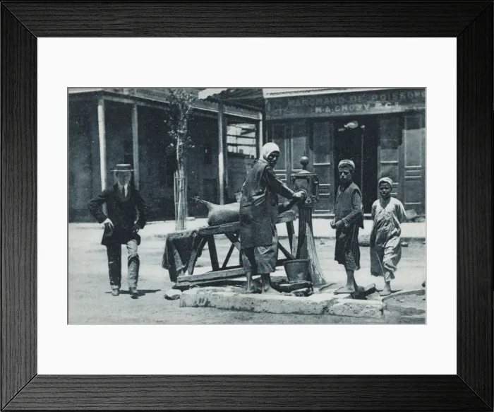 Framed Print : Port Said - Water Carriers Framed Print : Port Said - Water Carriers