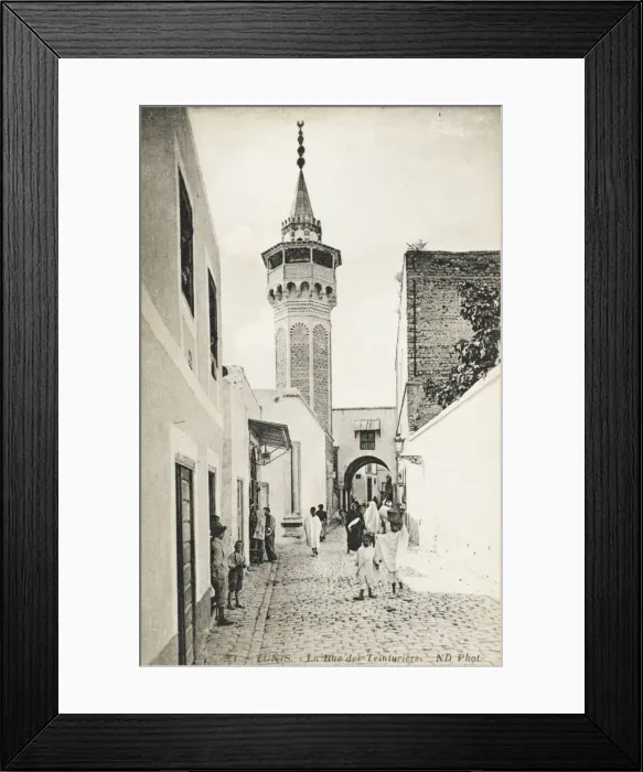 Framed Print : Tunis, Tunisia - Rue des Teinturiers Framed Print : Tunis, Tunisia - Rue des Teinturiers