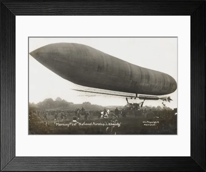Framed Print : The Lebaudy Morning Star Airship Framed Print : The Lebaudy Morning Star Airship