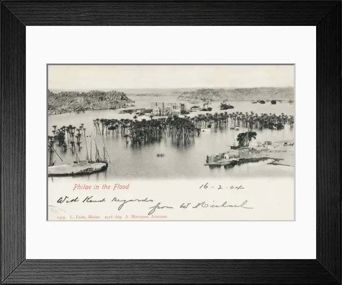 Framed Print : The Egyptian Temple Island of Philae, Egypt flooded Framed Print : The Egyptian Temple Island of Philae, Egypt flooded