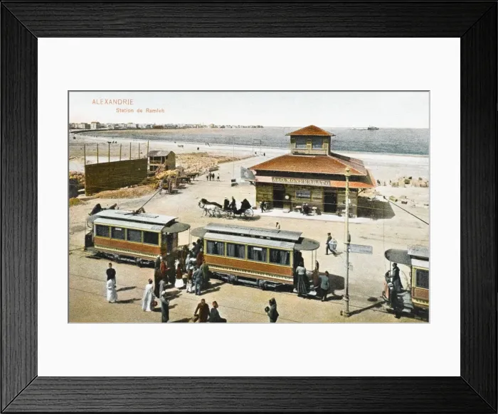 Framed Print : Electric Tram - Alexandria, Egypt Framed Print : Electric Tram - Alexandria, Egypt
